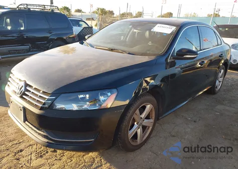 2012 Volkswagen Passat 2.5L Se из США, поврежденный, VIN 1VWBP7A33CC044208